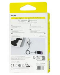 Кабель-зарядка Type-C на Lightning Baseus Silky Series 20W 2м (P10377700113-01) черный