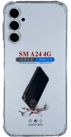  Чехол-накладка силикон 1.5мм Samsung Galaxy S23 прозрачный противоударный