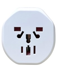 Универсальное переходник для розетки с китайской вилки Europe/UK/USA/AUST белый