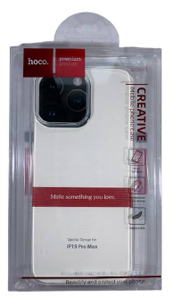  Накладка для i-Phone 15 Pro Max Hoco Light силикон тонкий прозрачный