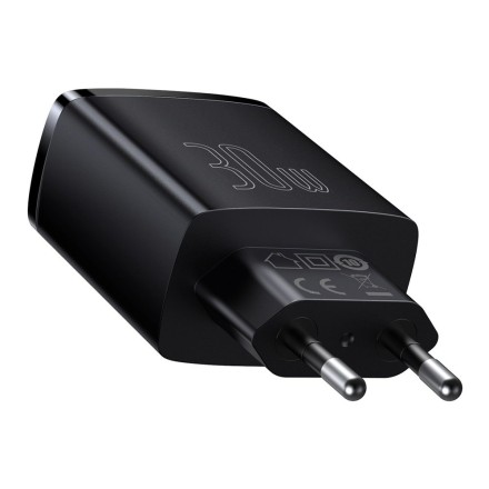  Сетевое зар. устр. Baseus Super Si Quick Charger 2USB/1C 30W EU CCXJ-E01 черное