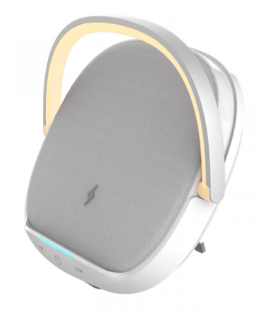  Беспроводное зарядное устройство/колонка/лампа Wiwu Y1 15W серое