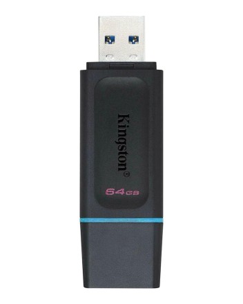  3.0/3.2 USB флеш накопитель Kingston 64GB (DTX/64GB) черный
