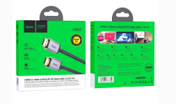 Кабель HDMI - HDMI v2.1 Hoco US03 8K/60Hz 1м черный