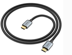 Кабель HDMI - HDMI v2.1 Hoco US03 8K/60Hz 1м черный