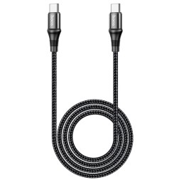 Usb Кабель-зарядка Type-C на Type-C Hoco X50 5A 100W 2м черный