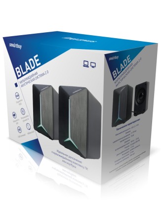  Акустическая система 2.0 Smartbuy Blade (SBA-4215) 2х3Вт пластик/металл черная