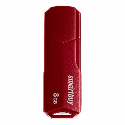  USB флеш накопитель Smartbuy 8GB Clue Burgundy (SB8GBCLU-BG)