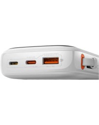 Powerbank Baseus Qpow Pro Digital Display Fast Charge 22.5W Type-C 3A 10000 мАч белый