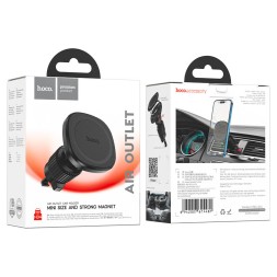 Держатель в автомобиль в воздуховод Hoco H34 магнитный черный