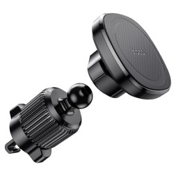 Держатель в автомобиль в воздуховод Hoco H34 магнитный черный