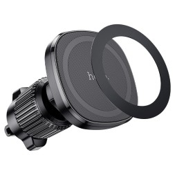 Держатель в автомобиль в воздуховод Hoco H34 магнитный черный