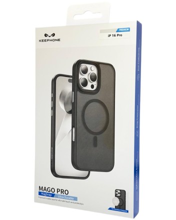  Накладка для i-Phone 16 Pro Keephone Mago Pro MagSnap черный