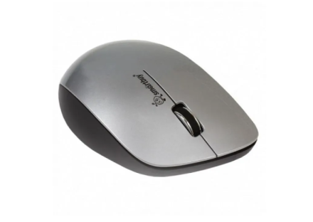  Мышь беспроводная Smartbuy 309AG USB/DPI 1000/3 кнопки/1AA (SBM-309AG-SK) серебро/металлик