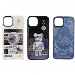 Накладка для i-Phone 13 Pro силикон MagSafe Rolling Case с рисунком