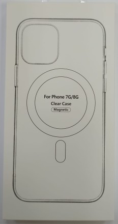  Накладка для i-Phone 7/8 силикон MagSafe Clear Case