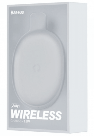 Baseus Jelly wireless charger 15W WXGD-02 белое
