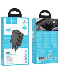 Сетевое зар. устр. Hoco N51 1USB/2С 65W черное