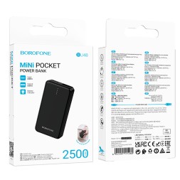 Powerbank Borofone BJ48 2500mAh 1USB/1C черный