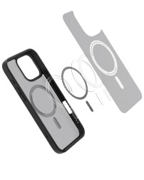 Накладка для i-Phone 16 Pro Max 6.9 Spigen Ultra Hybrid MagSafe (ACS08003) черный