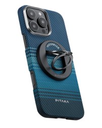 Накладка для i-Phone 16 Pro 6.3&quot; Pitaka Ultra Slim Case&amp;Grip 3 (Moonrise)