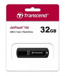 3.1 USB флеш накопитель Transcend 32GB JetFlash 700 черный
