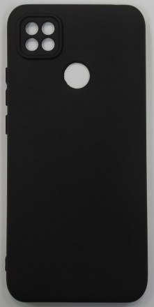 Чехол-накладка для Xiaomi Redmi 9C силикон матовый черный