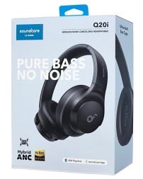 Стереонаушники Bluetooth полноразмерные Anker Soundcore A3004 черные