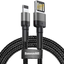 Usb Кабель-зарядка Lightning Baseus Cafule 2м (CALKLF-HG1) 1.5A черный