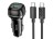  Автомобильное заряд. устр. Hoco Z58A с шнуром Type-C на Type-C 1USB/1C 18W/30W серый