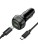  Автомобильное заряд. устр. Hoco Z58A с шнуром Type-C на Type-C 1USB/1C 18W/30W серый
