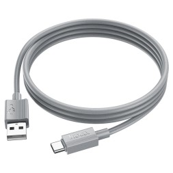 Usb Кабель-зарядка Type-C Hoco X107 1м 3A серый