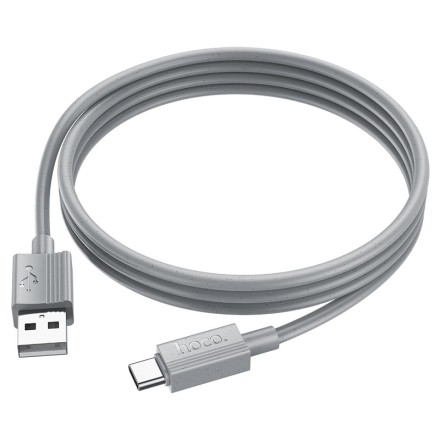  Usb Кабель-зарядка Type-C Hoco X107 1м 3A серый