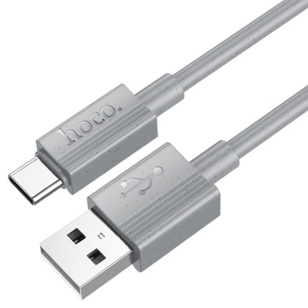  Usb Кабель-зарядка Type-C Hoco X107 1м 3A серый