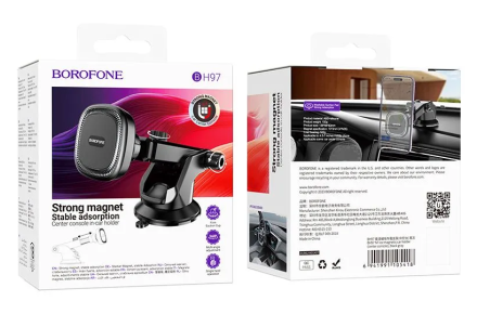  Держатель в автомобиль на торпеду Borofone BH97 магнитный черный