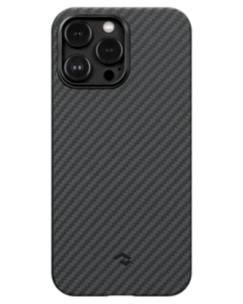  Накладка для i-Phone 14 Pro Max 6.7&quot; Pitaka Magez Case 3 черно-серый, кевлар(арамид)