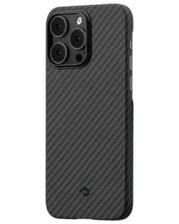  Накладка для i-Phone 14 Pro Max 6.7&quot; Pitaka Magez Case 3 черно-серый, кевлар(арамид)