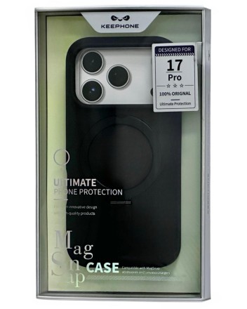  Накладка для i-Phone 17 Pro Keephone Magi Pro MagSnap черный