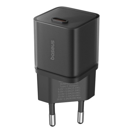  Сетевое зар. устр. Baseus GaN5S Fast Charger 1C 30W P10162504113-00 черное