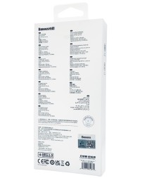 Беспроводное зарядное устройство Baseus LED Display 2in1 для Phone/Pods WXSX010101 черное