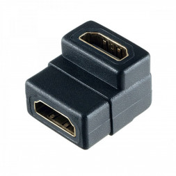 Переходник HDMI (мама)-HDMI (мама) Perfeo (A7009) угловой