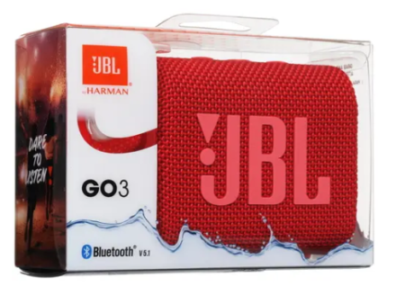  Bluetooth колонка Go 3 красная
