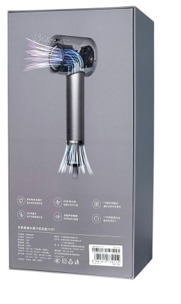  Фен для волос Mijia H701 с функцией ионизации и высокой скоростью серебристый