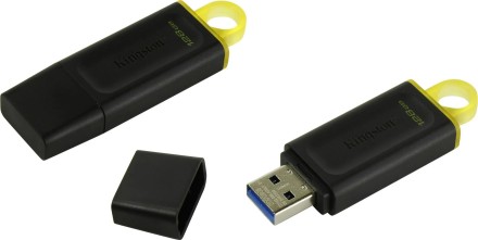 3.0/3.2 USB флеш накопитель Kingston 128GB (DTX/128GB) черный