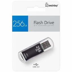 3.0 USB флеш накопитель Smartbuy 256 GB V-Cut Black (SB256GBVC-K3)