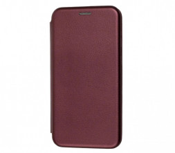 Чехол-книжка Samsung Galaxy A73 5G Fashion Case кожаная боковая бордовая