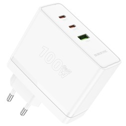 Сетевое зар. устр. Borofone BN11 1USB/2C 30W/100W белое