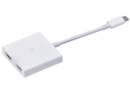 Адаптер Xiaomi Type-C на USB/HDMI XMZJQCH2TM белый