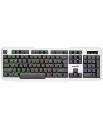 Клавиатура проводная Smartbuy ONE 333 USB/104 клавиш/Подсвет.Rainbow/1.5м, (SBK-333U-WK) бело-черная