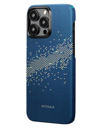  Накладка для i-Phone 15 Pro 6.1&quot; Pitaka Magez Case 4 Aramid Fiber Milky Way